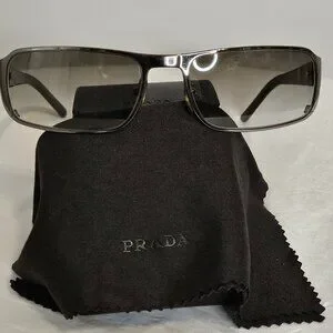 Black Prada Sunglasses in EUC EUC! Women Prada Symbole sunglasses frame only | eBay main image 2